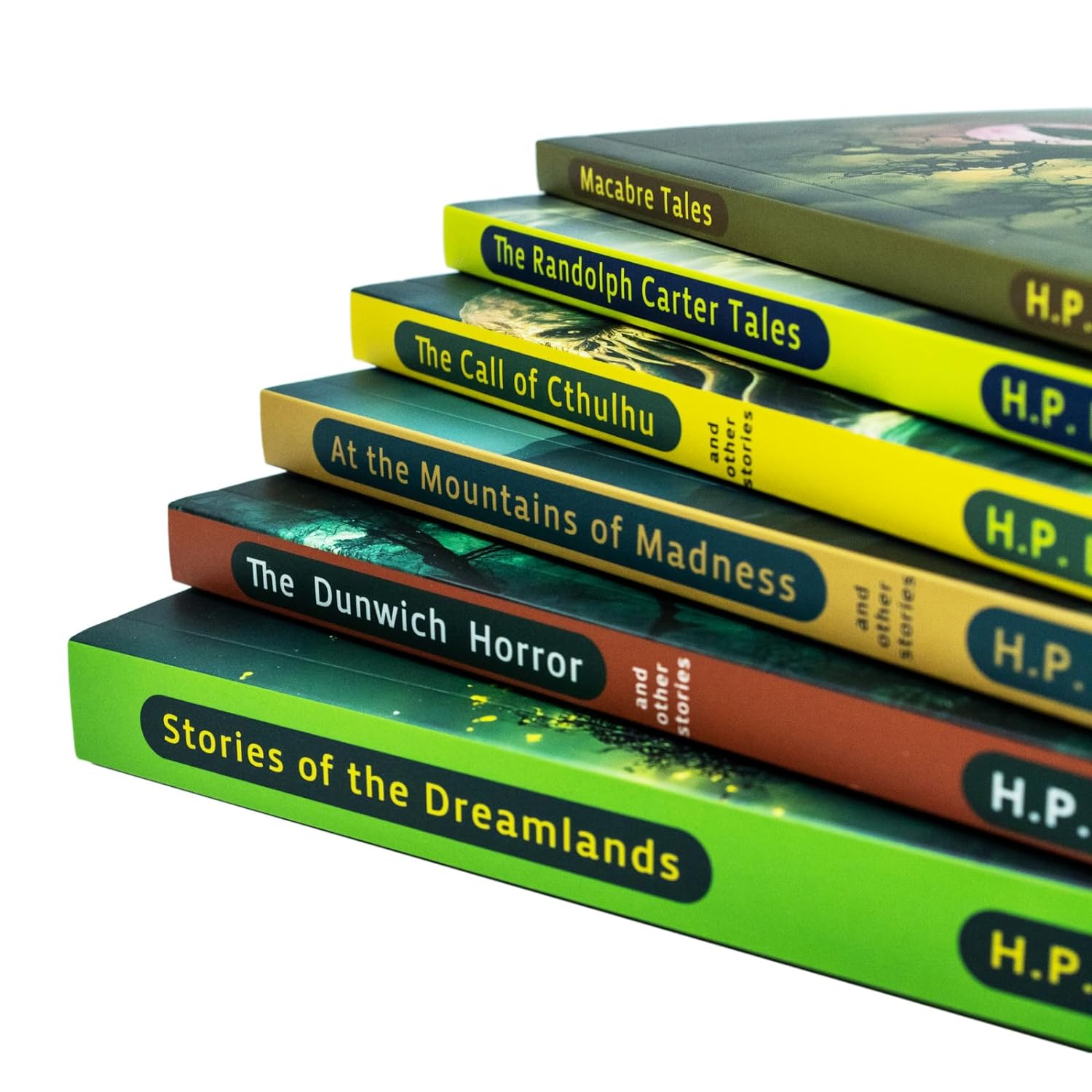 The H. P Lovecraft 6 Books Collection Set (Macabre Tales, At the Mountains of Madness, The Call of Cthulhu & Others)