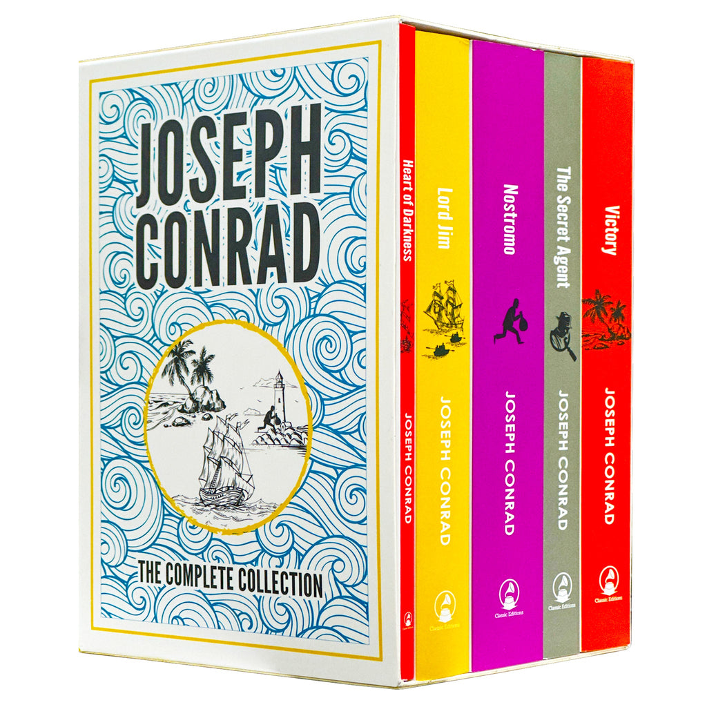 Joseph Conrad: The Complete Collection 5 Books Box Set | Victory, The Secret Agent, Nostromo, Lord Jim & Heart of Darkness – Classic Literature