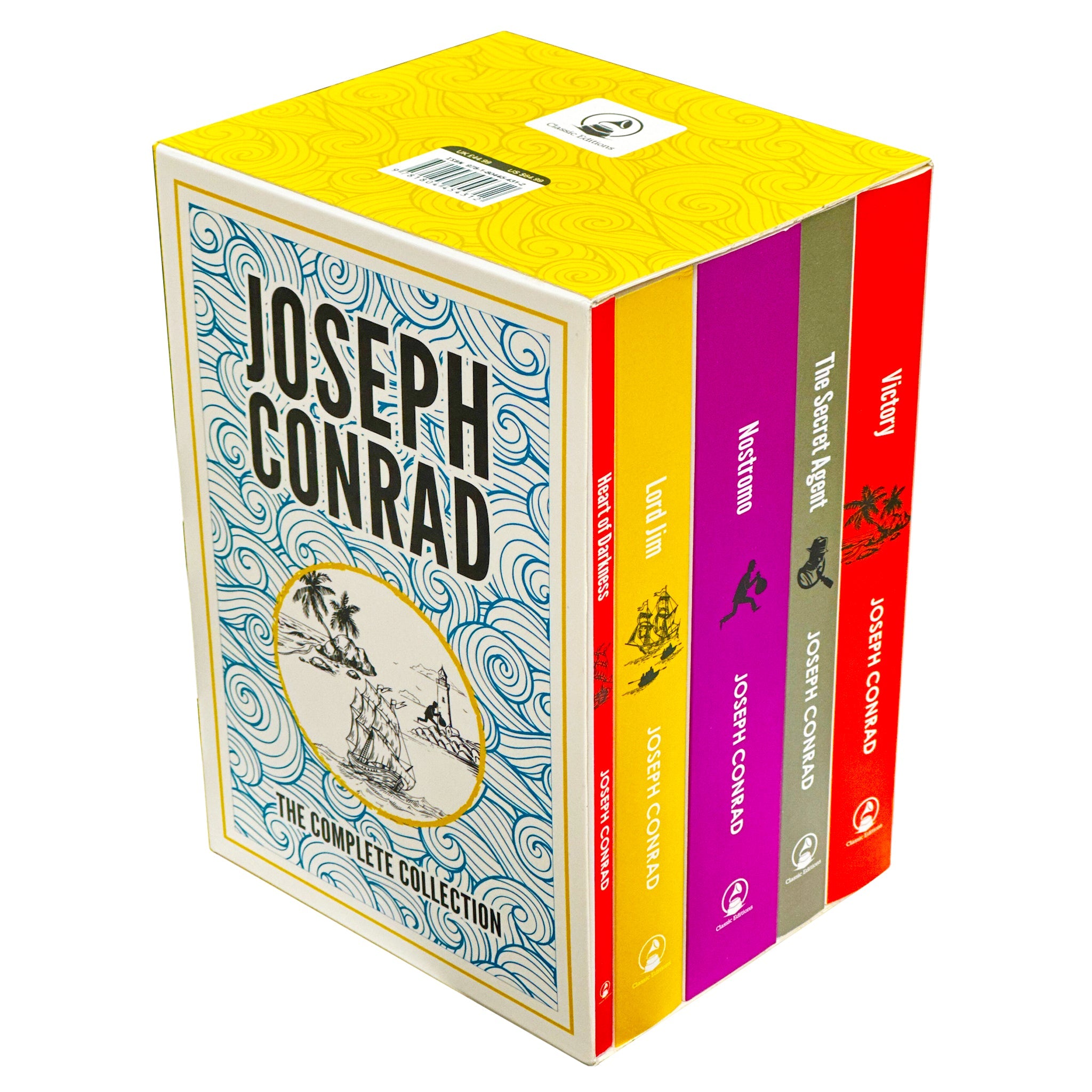 Joseph Conrad: The Complete Collection 5 Books Box Set | Victory, The Secret Agent, Nostromo, Lord Jim & Heart of Darkness – Classic Literature