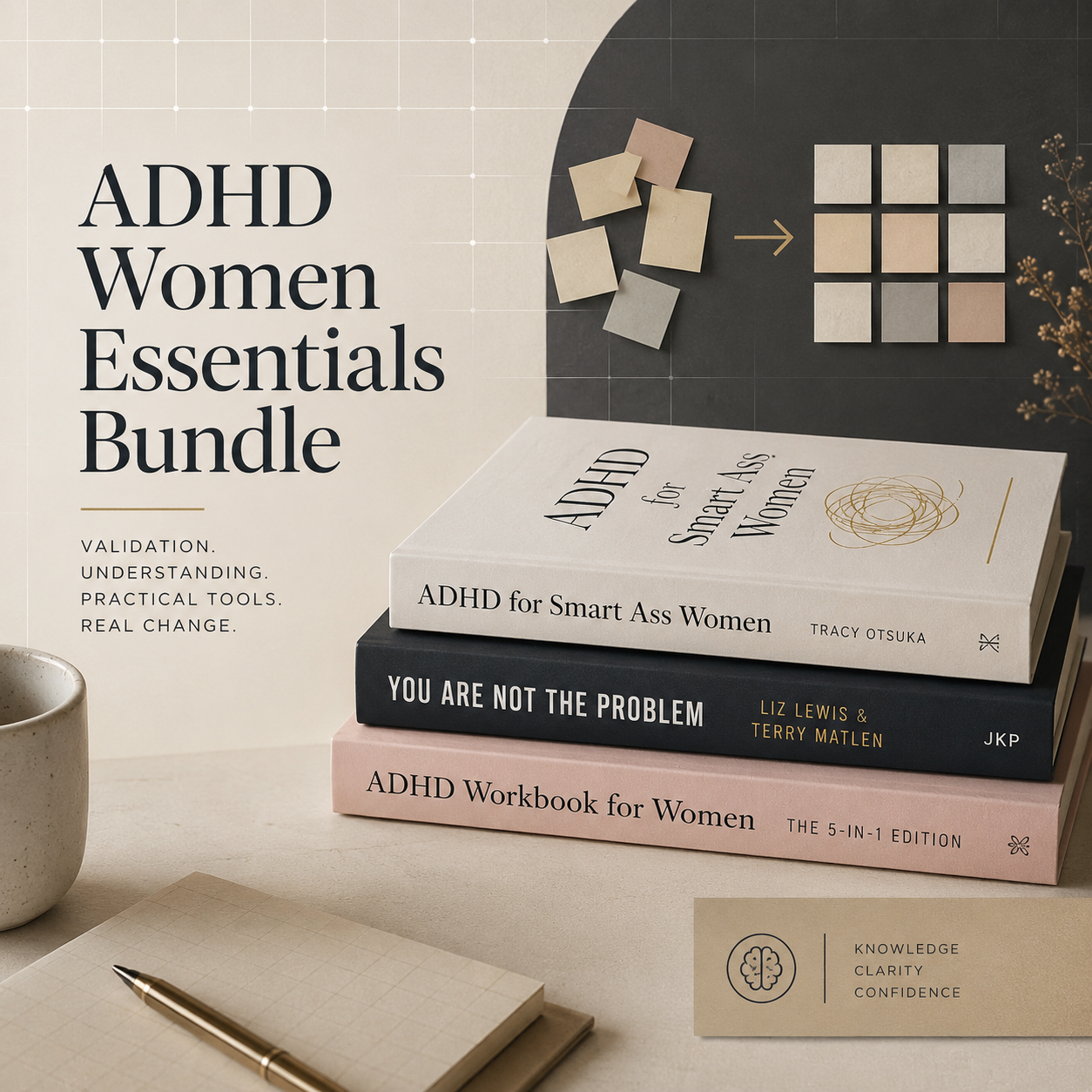 Late-Diagnosed ADHD Women Starter Bundle - Executive Function, Validation & Real-Life Strategies