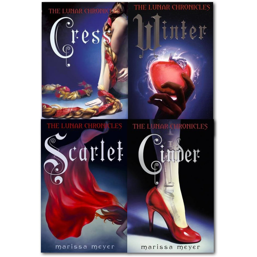 Marissa Meyer Lunar Chronicles Series Collection 4 Books Set - Cinder Scarlet Cress Winter