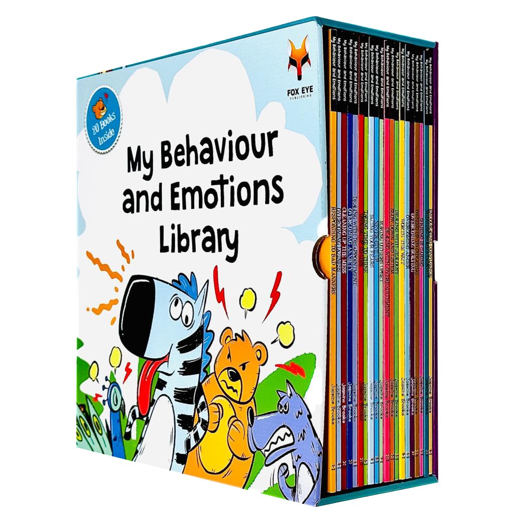 Age 3-5 Early Readers Behaviour and Emotions Library | Children’s Emotional Awareness & Behaviour Books Set for Early Years