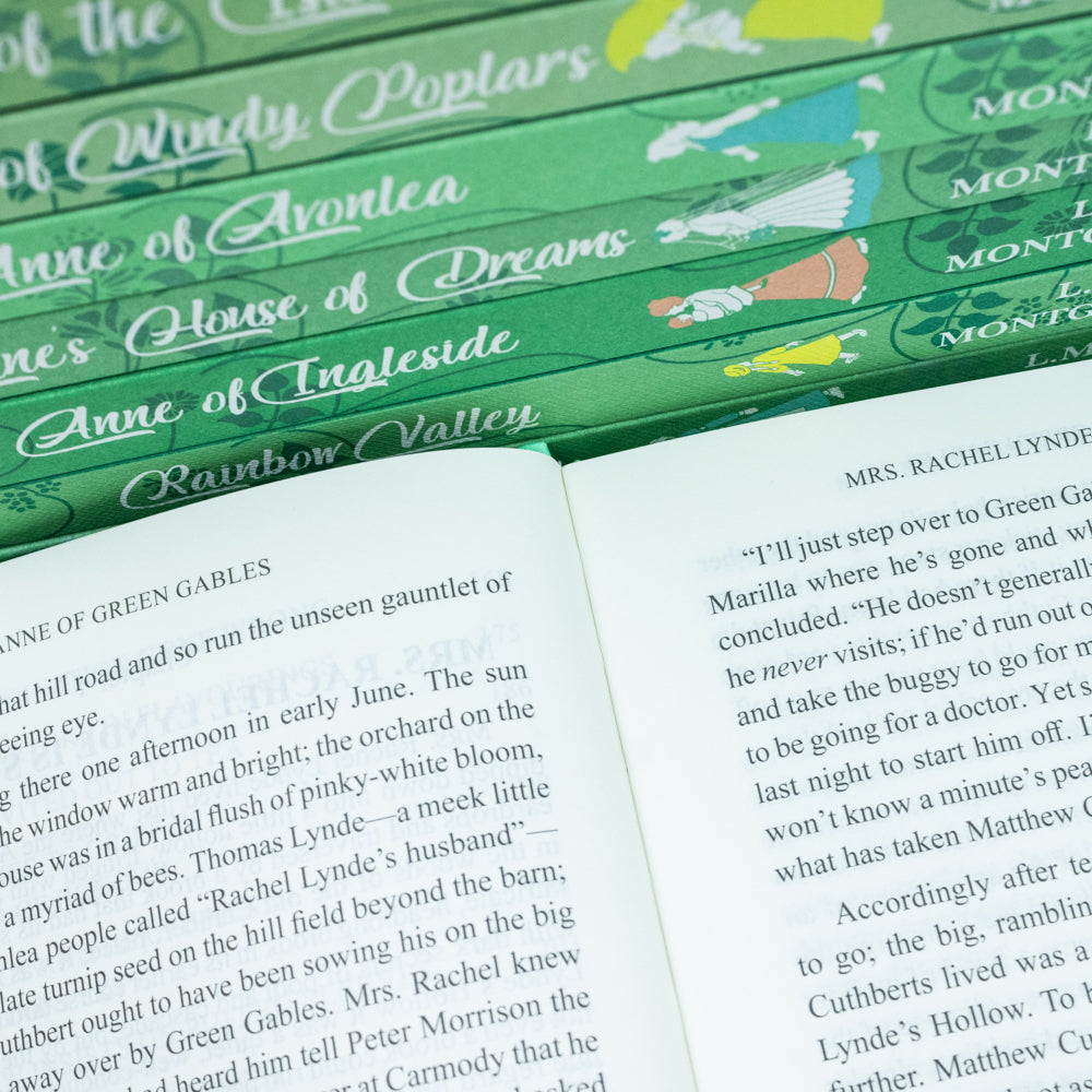 The Complete Collection of Anne of Green Gables 8 Hardback Deluxe Set (Anne of Green Gables, Anne of Avonlea, Anne of Ingleside, Anne of Windy Poplars, Anne of the Island...)