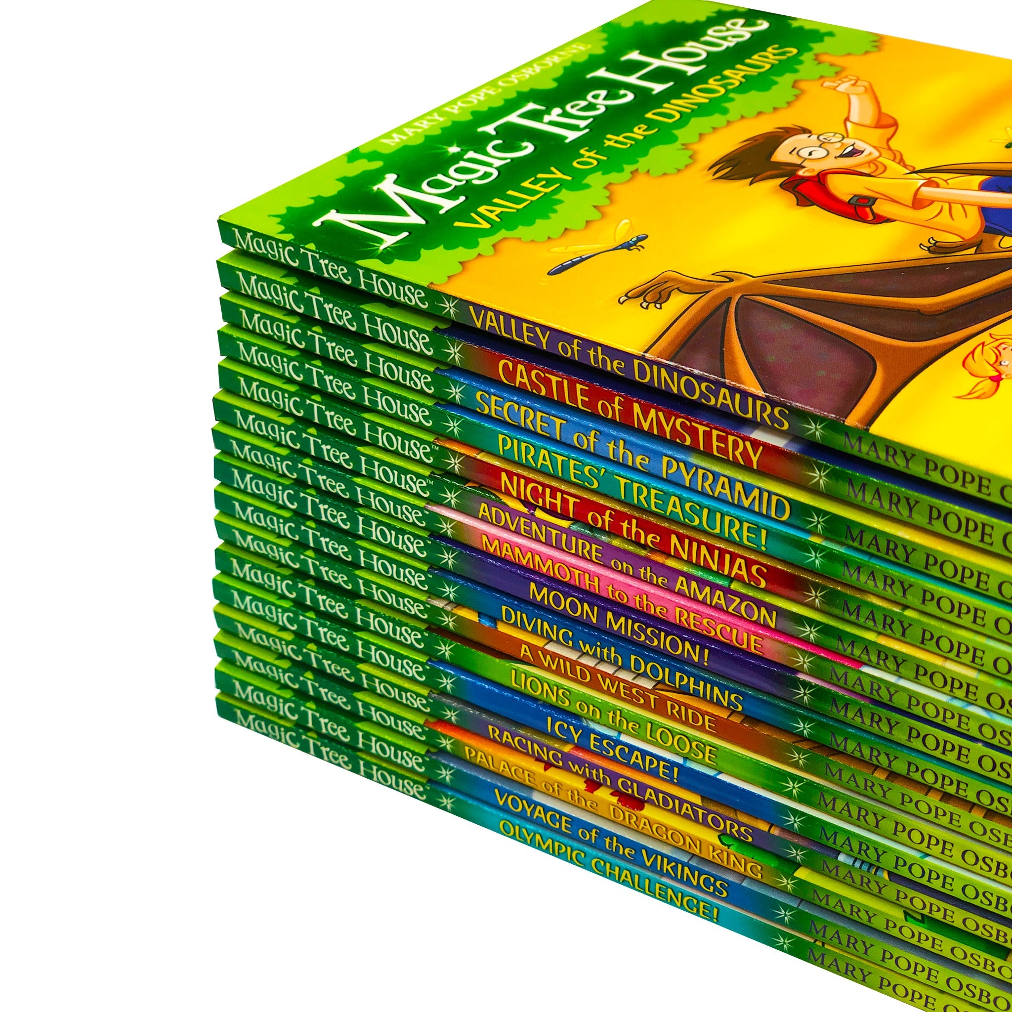 Magic Tree House Collection 16 Books Set by Mary Pope Osborne | Early Chapter Book Adventure Series