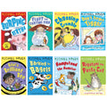 Michael Rosen 8 Books Collection Set (Burping Bertha, Fluff the Farting Fish, Choosing Crumble, Don't Forget Tiggs!, Bilal's Brilliant Bee,Barking for Bagels,Hampstead the Hamster & Rigatoni the Pasta Cat)