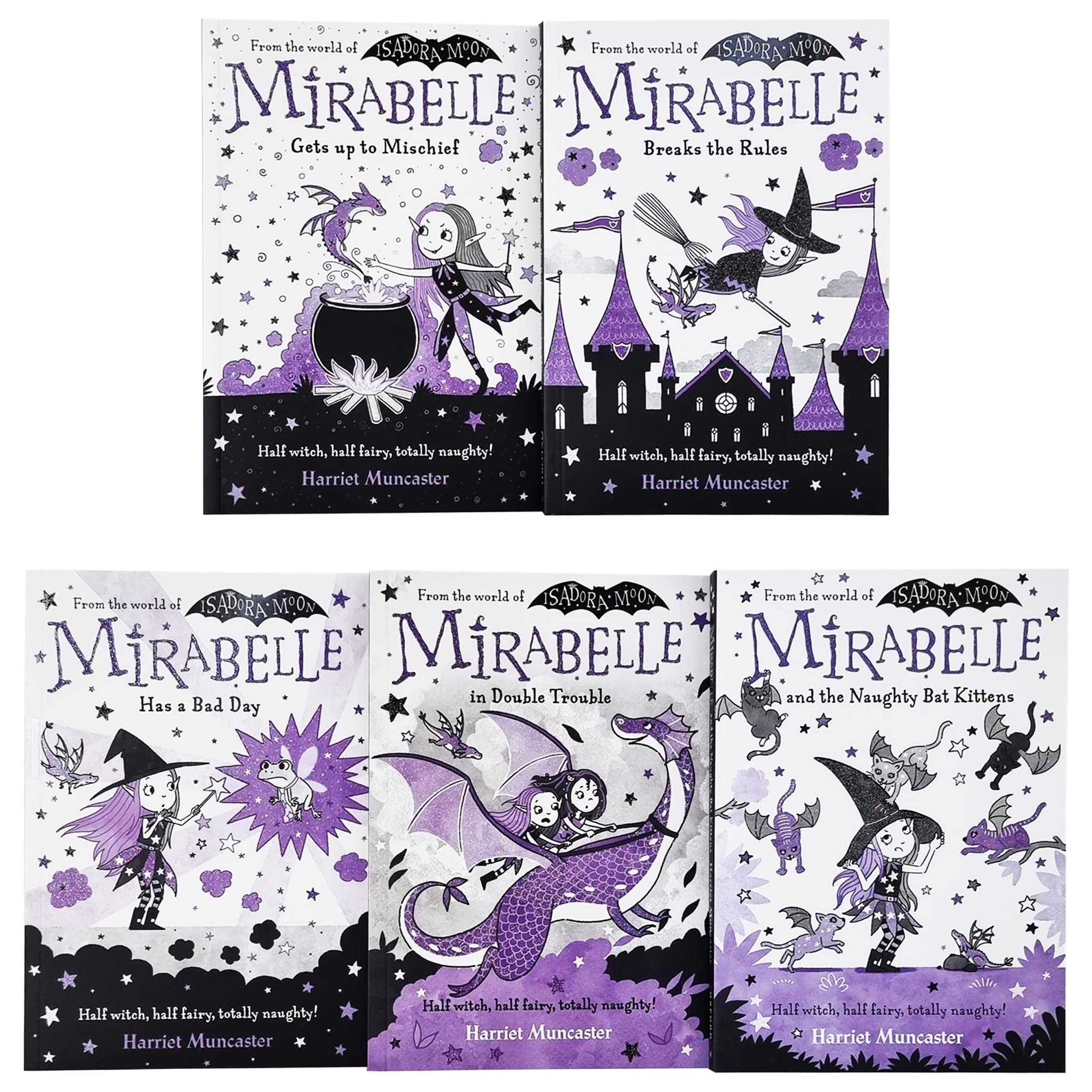 Harriet Muncaster Mirabelle Collection 5 Books Set (Books 1-5) (Mirabelle Gets up to Mischief, Mirabelle Breaks the Rules, Mirabelle Has a Bad Day, Mirabelle In Double Trouble &amp; etc...)