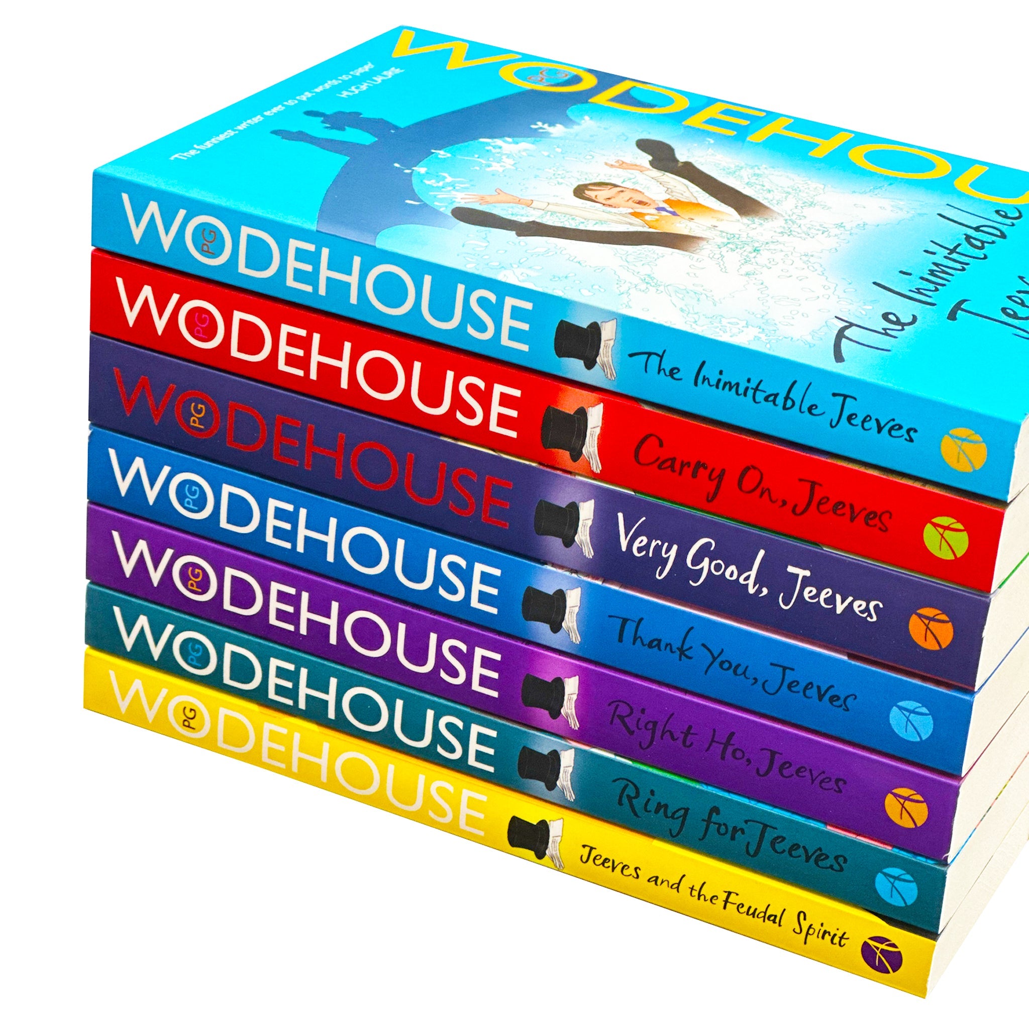 Jeeves and Wooster Series by P.G. Wodehouse – 7 Books Collection Set | The Inimitable Jeeves, Carry On Jeeves, Very Good Jeeves, Thank You Jeeves, Right Ho Jeeves, Ring for Jeeves & Jeeves and the Feudal Spirit
