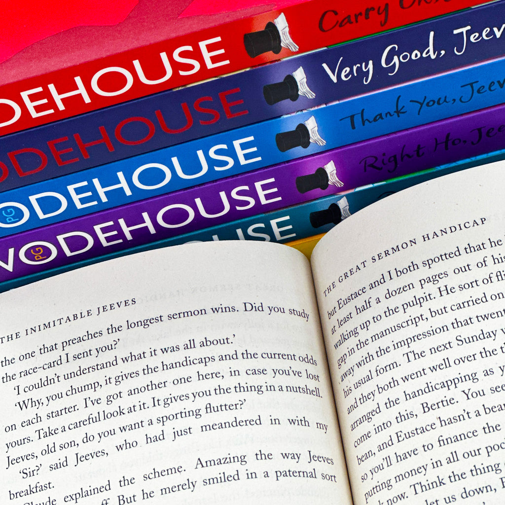 Jeeves and Wooster Series by P.G. Wodehouse – 7 Books Collection Set | The Inimitable Jeeves, Carry On Jeeves, Very Good Jeeves, Thank You Jeeves, Right Ho Jeeves, Ring for Jeeves & Jeeves and the Feudal Spirit
