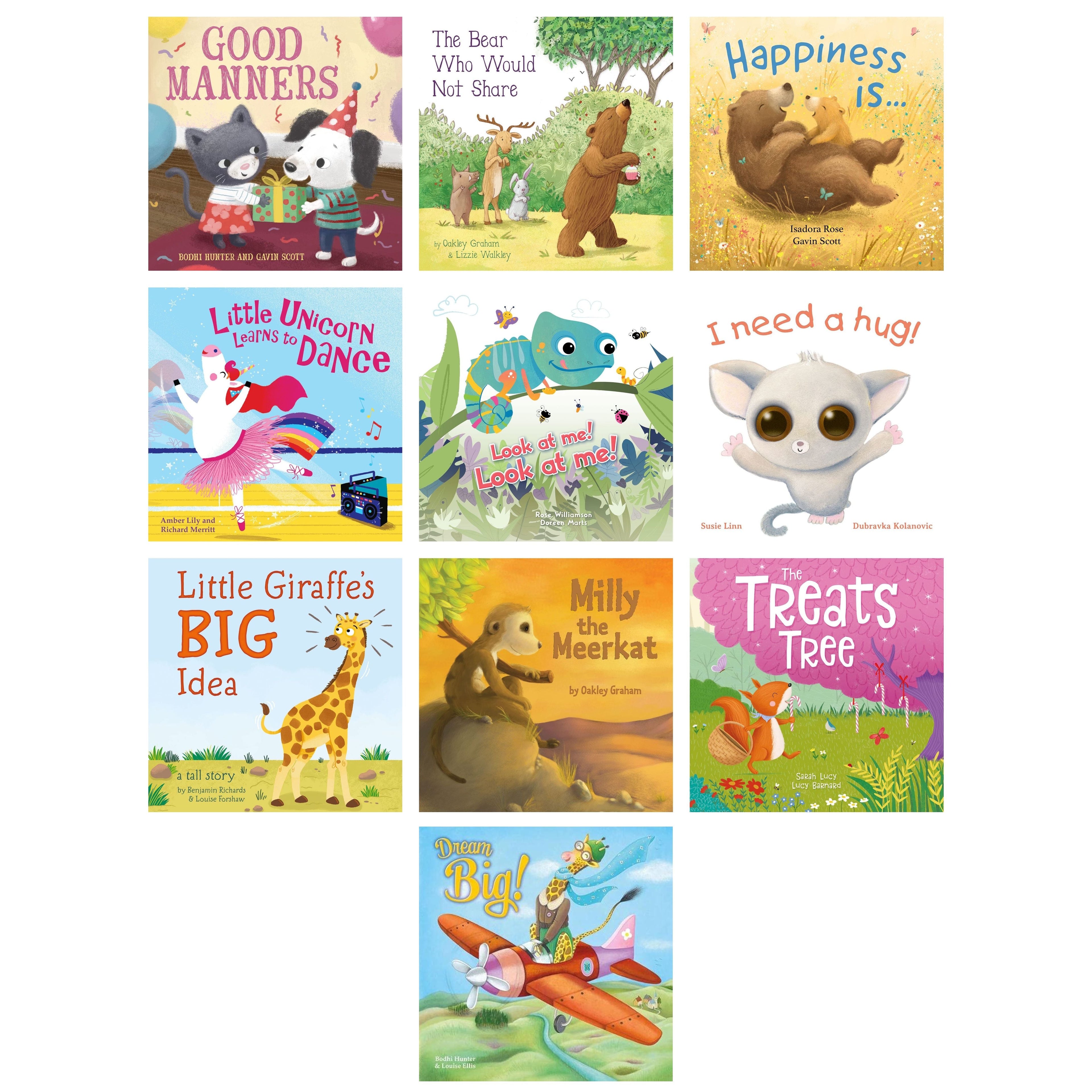 Good Manners 10 Children’s Picture Books Collection | Sharing, Kindness, Feelings, Confidence & Positive Behaviour Stories for Kids