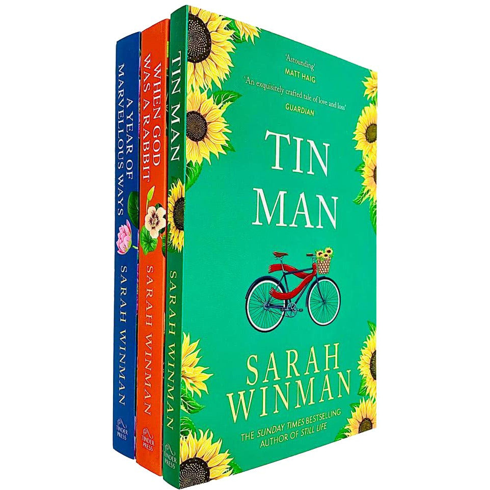 Sarah Winman 3 Books Collection Set (Tin Man, When God Was A Rabbit & A Year of Marvellous Ways) - Award-Winning Fiction
