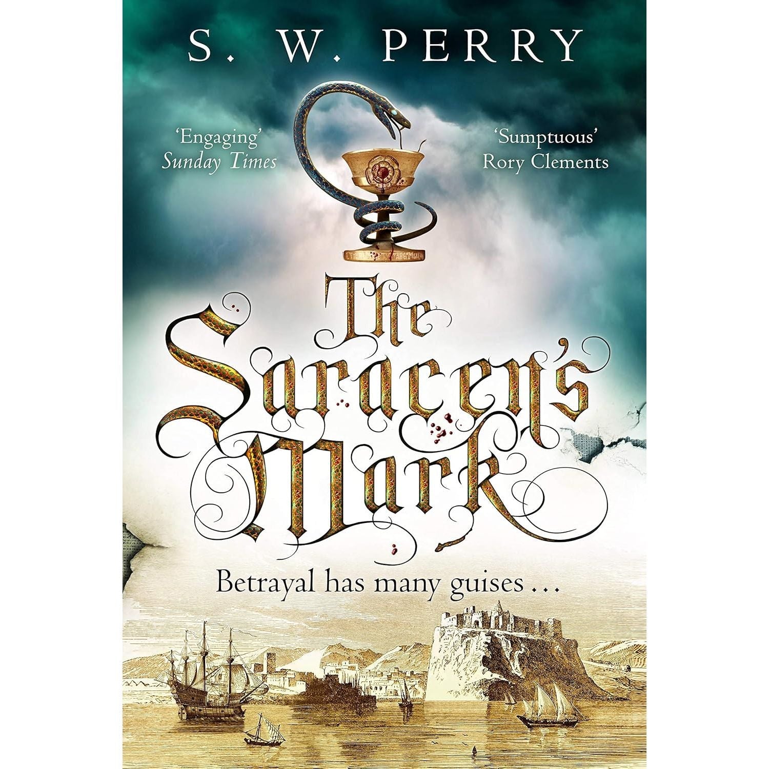 The Jackdaw Mysteries Series 3 Books Collection Set By S. W. Perry (The Angel's Mark, The Saracen's Mark, The Heretic's Mark)