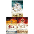 The Jackdaw Mysteries Series 3 Books Collection Set By S. W. Perry (The Angel's Mark, The Saracen's Mark, The Heretic's Mark)