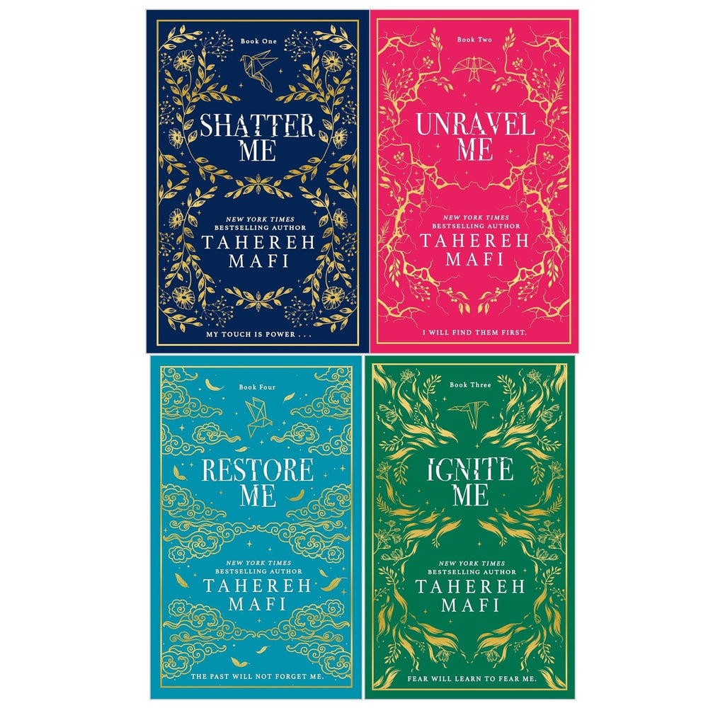 Shatter Me Collectors Edition By Tahereh Mafi 4 Books Collection Set (Shatter Me, Unravel Me, Ignite Me, Restore Me)