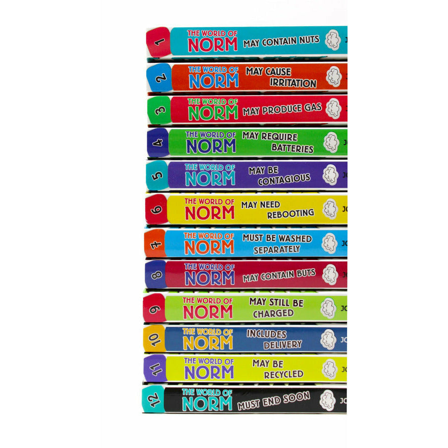 World of Norm Books Collection, 12 Books Box Set by Jonathan Meres, (Fans of Diary of a Wimpy Kid, Big Nate, My Weird School)