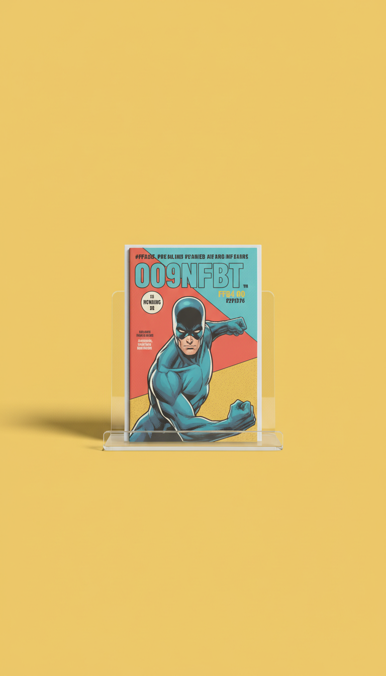 Premium Comic Display Stand With Archival Sleeve