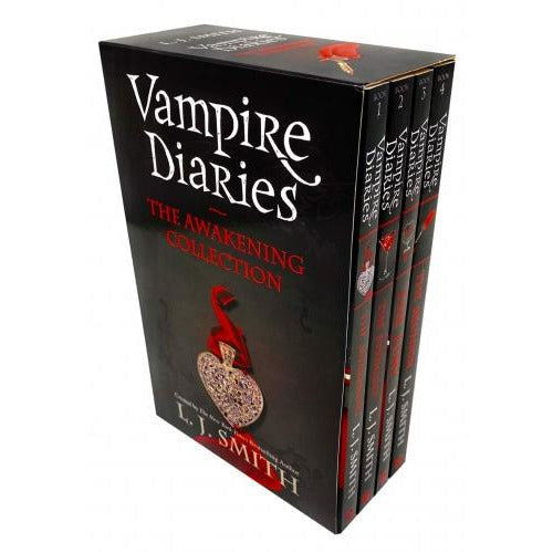 The Vampire Diaries Series 1 Collection 4 Books Box Set By L J Smith - The Awakening The Struggle ..