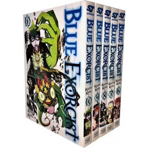 Blue Exorcist Volume 6-10 Collection 5 Books Set  Series 2  By Kazue Kato