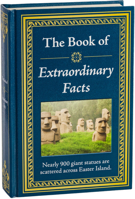 The Book of Extraordinary Facts: Big Book of Pop Culture, History, Crime & Weird Trivia Hardcover Gift for Trivia Buffs, Curious Minds, Adults, Dad & Know