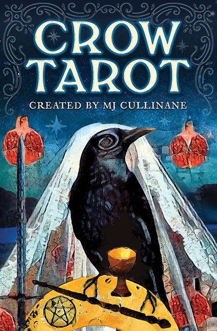 Crow Tarot: 78-Card Rider-Waite(r) Style Tarot Deck with Mystical Crow & Raven Artwork - Includes Guidebook, Intuitive Meanings, and Custom Spread for