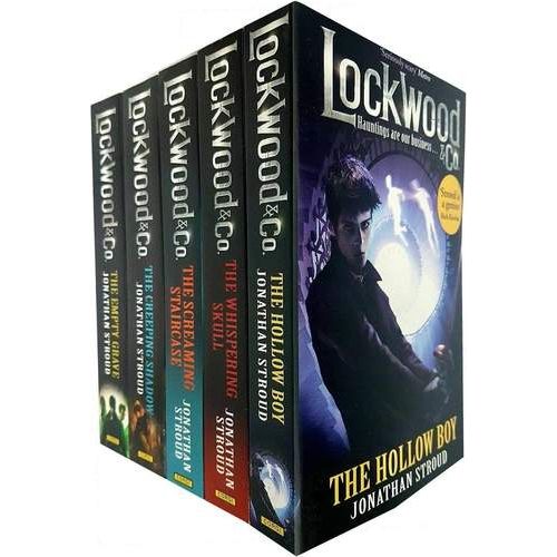Lockwood & Co. Series 5 Books Collection Set by Jonathan Stroud | The Screaming Staircase, The Whispering Skull, The Hollow Boy, The Creeping Shadow & The Empty Grave - The Complete Supernatural Ghost-Hunting Mystery Series