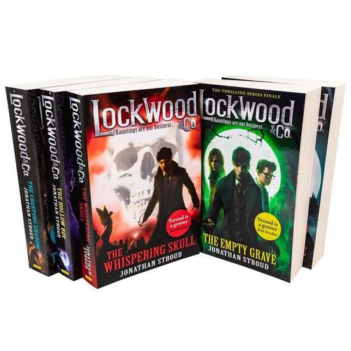 Lockwood & Co. Series 5 Books Collection Set by Jonathan Stroud | The Screaming Staircase, The Whispering Skull, The Hollow Boy, The Creeping Shadow & The Empty Grave - The Complete Supernatural Ghost-Hunting Mystery Series