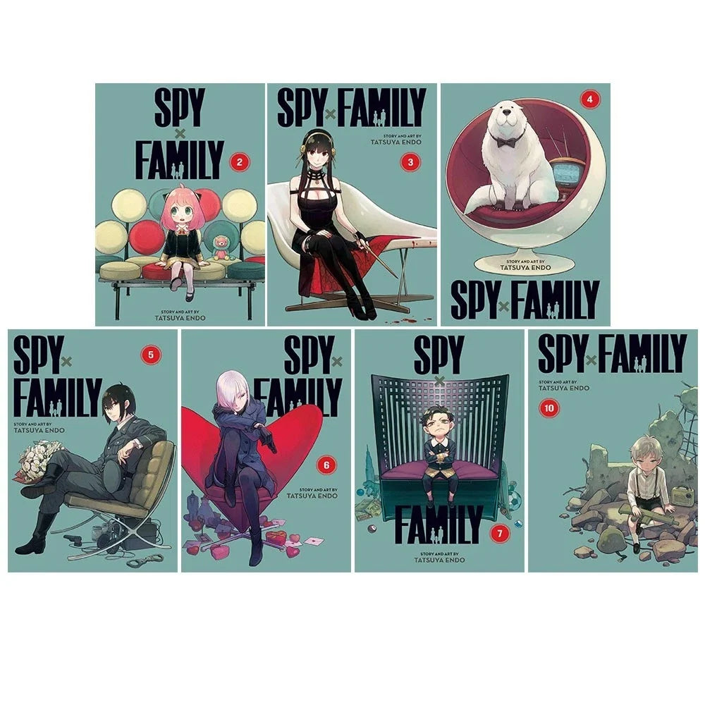 Spy x Family 7 Books Set by Tatsuya Endo (Volume 2-3-4-5-6-7 -10)