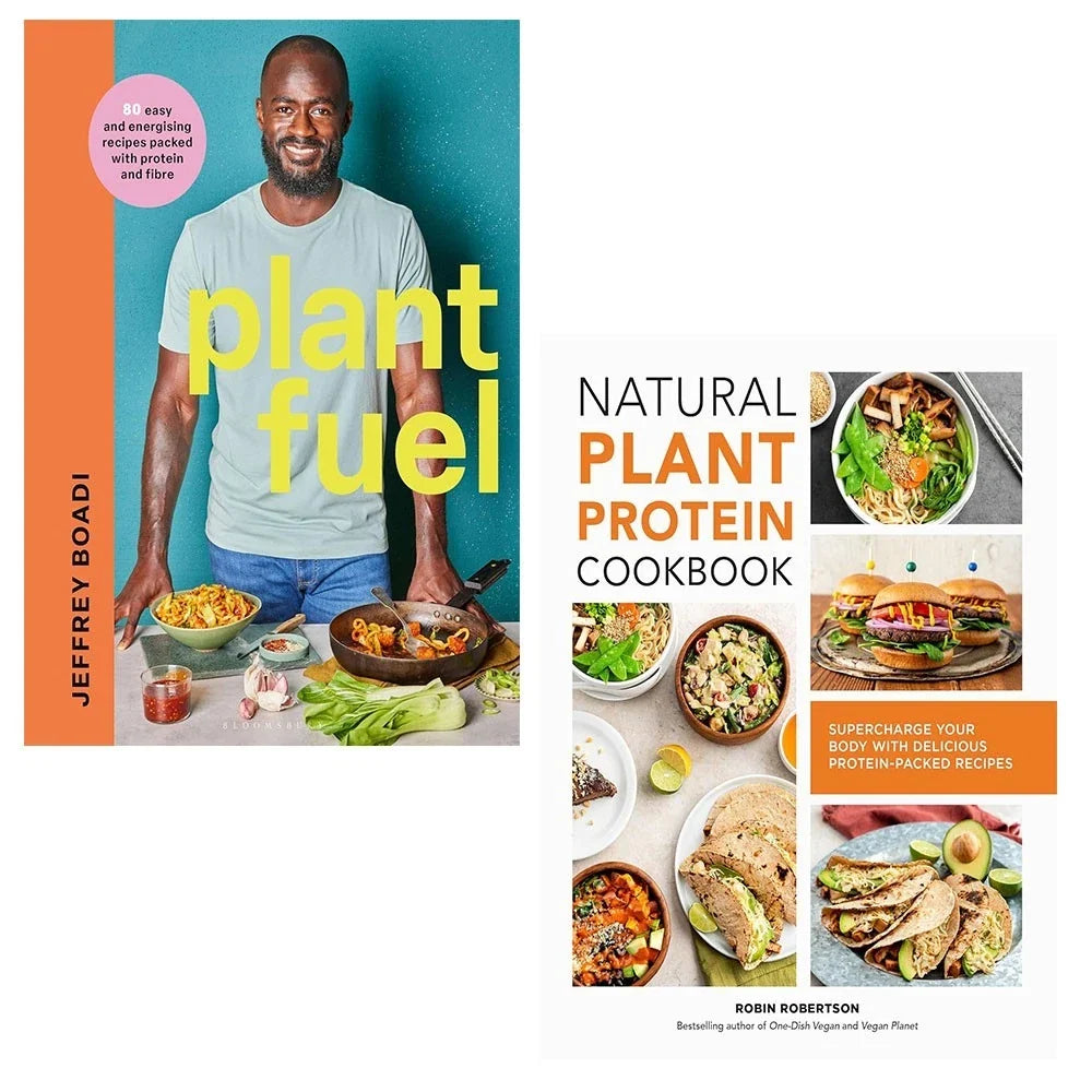 Plant Fuel Jeffrey Boadi (HB), Natural Plant Protein Cookbook 2 Books Collection Set