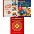 Donal's Real Time HB,Healthy Indian Curry Dishes, Tasty and Healthy 3 Books Collection Set