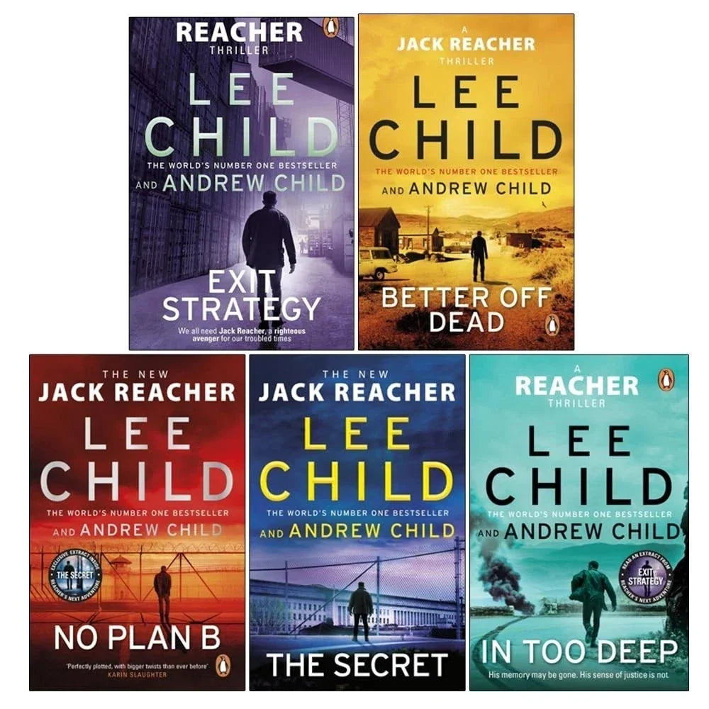 Jack Reacher Series (26-30) Collection 5 Books Set By Lee Child