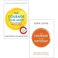 Courage to beHappy Ichiro Kishimi,Courage To Be Different Eden Locke 2 Books Collection Set