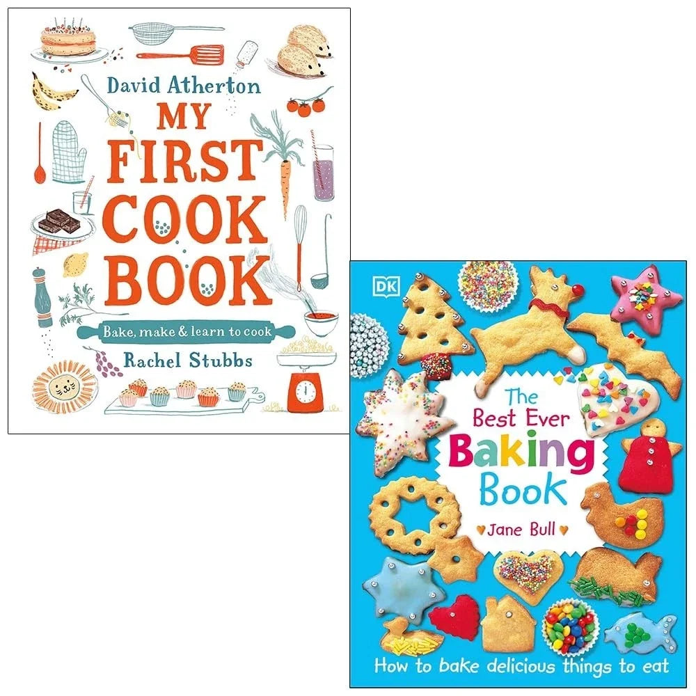 My First Cook Book David Atherton,Best Ever Baking Book By Jane Bull 2 Books Collection Set