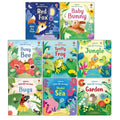 Little Lift and Look 8 Books Collection Set By Anna Milbourne(Red Fox,Baby Bunny,Busy Bee,Spotty Frog, Jungle ,Bugs,Under the Sea & Garden)