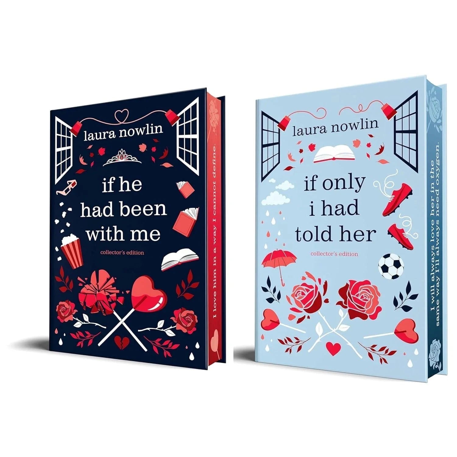 Laura Nowlin Collection 2 Books Collector's Edition Set(If He Had Been with Me & If Only I Had Told Her )