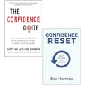 Confidence Reset Not Louder Just Realer By Dex Harmon, The Confidence Code By Katty Kay, Claire Shipman 2 Books Collection Set