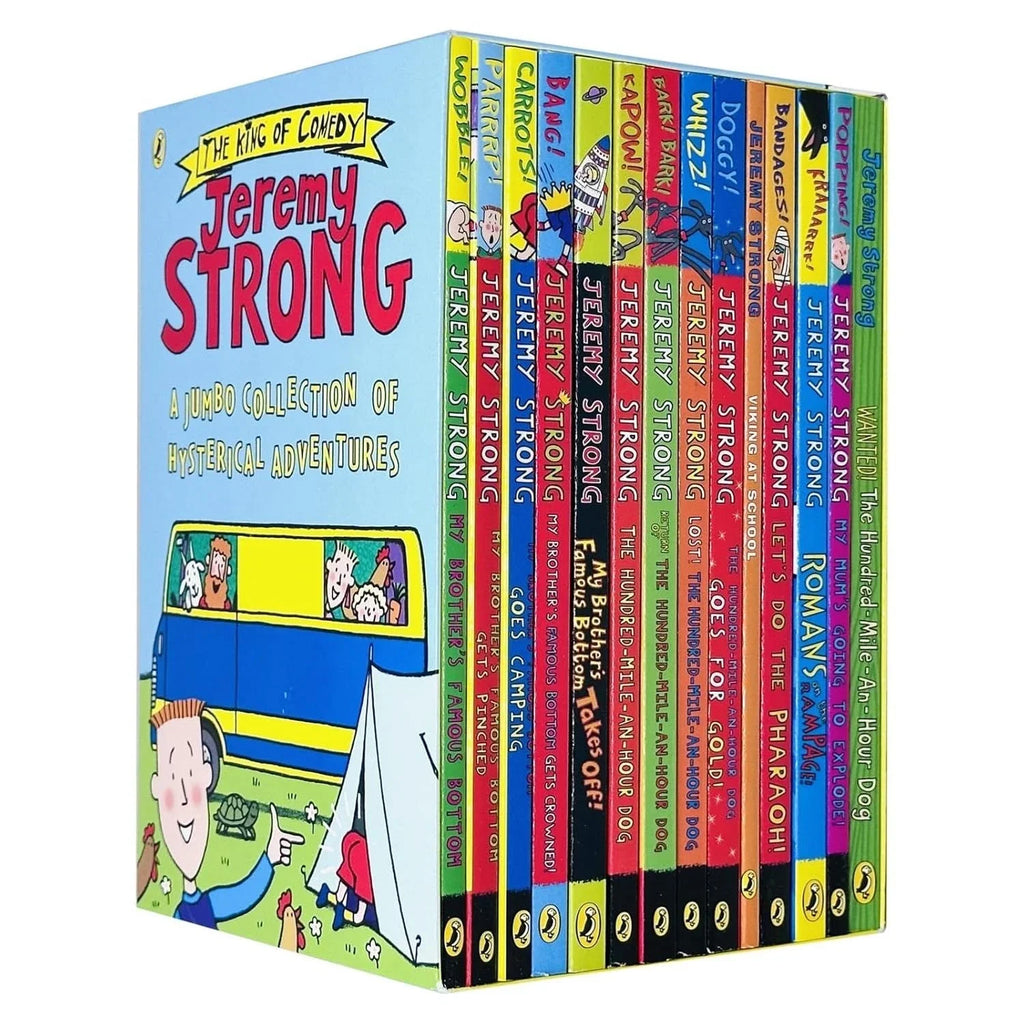 Jeremy Strong 14 Books Collection Box Set (Romans on the Rampage, Let's Do The Pharaoh!)