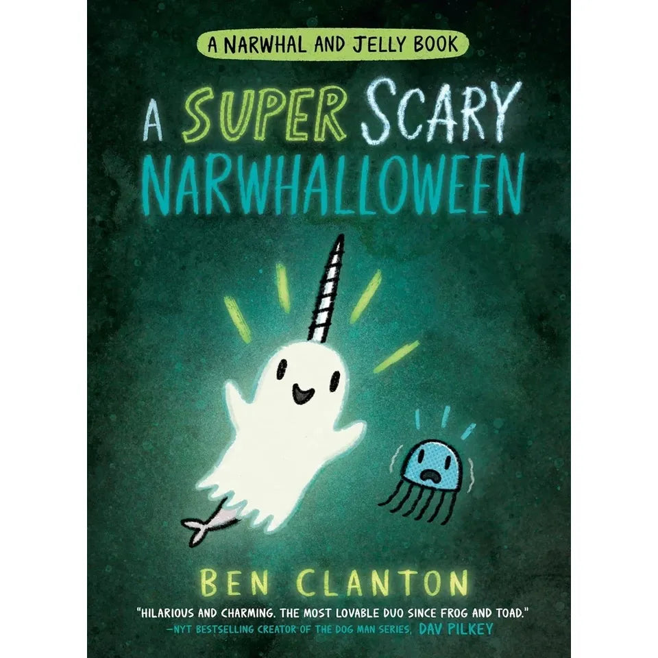 Narwhal and Jelly Series 2 Books Collection Set by Ben Clanton(Narwhalicorn And Jelly & A Super Scary Narwhalloween)