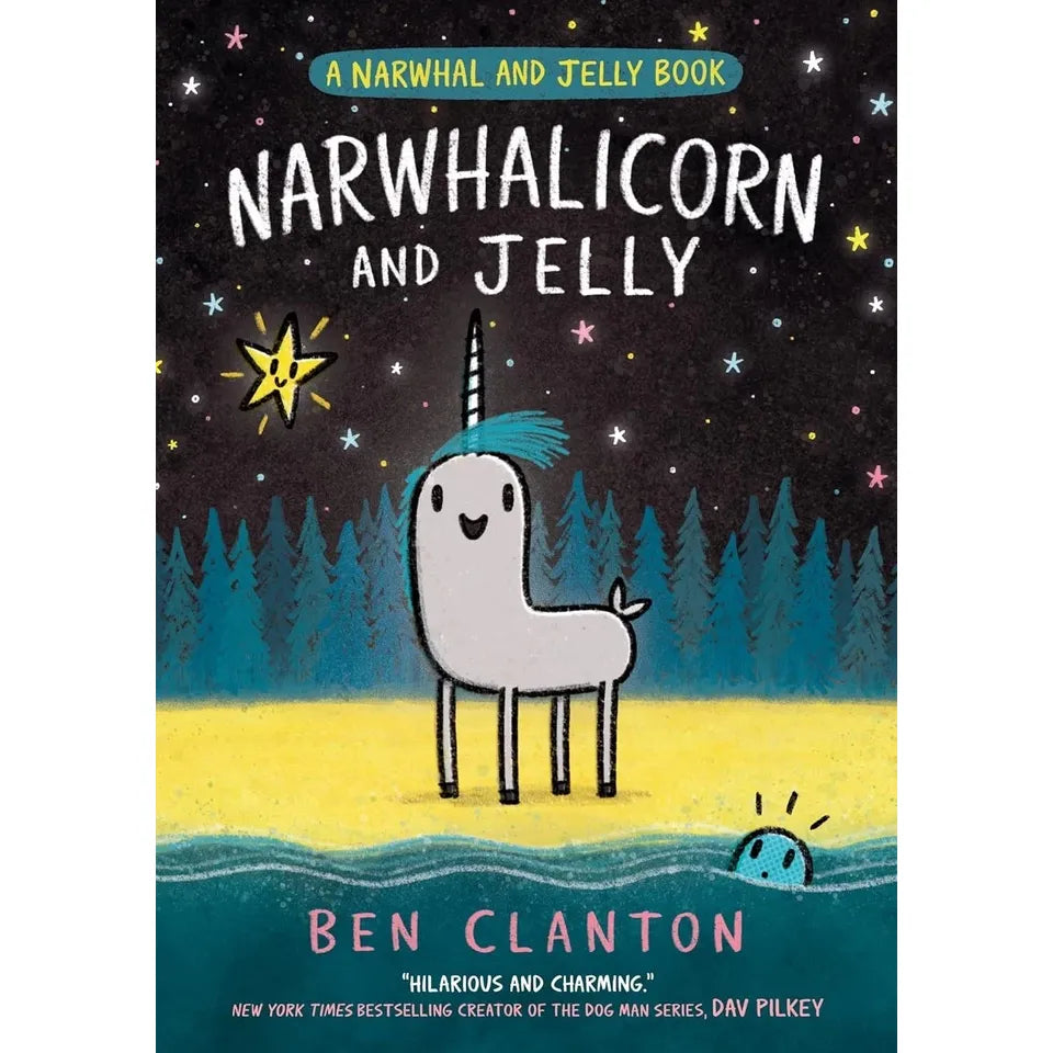 Narwhal and Jelly Series 2 Books Collection Set by Ben Clanton(Narwhalicorn And Jelly & A Super Scary Narwhalloween)