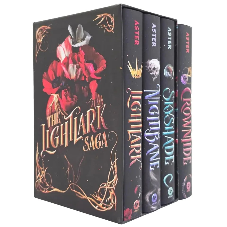 Lightlark Series 4 Books Collection Box Set By Alex Aster( Lightlark, Nightbane ,Skyshade & Crowntid(HB))