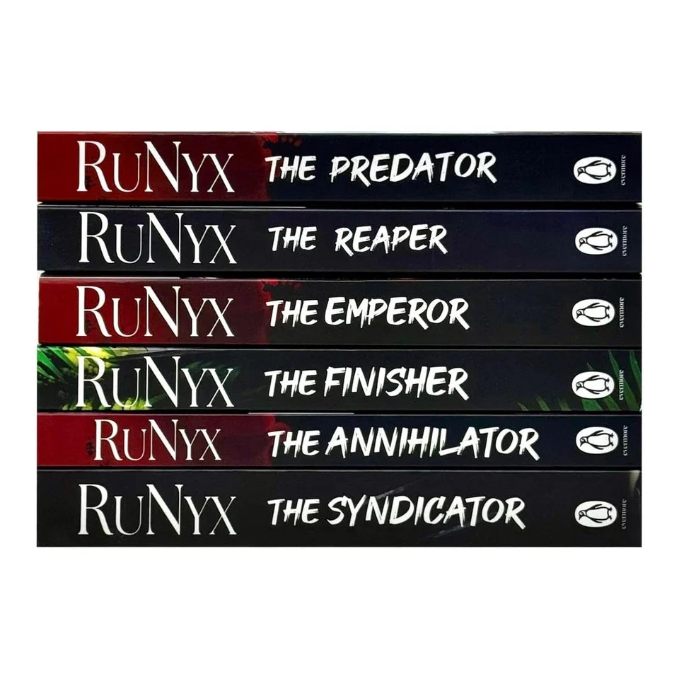 Dark Verse Series 6 Books Collection Set by RuNyx (The Predator ,The Reaper ,The Emperor, The Finisher ,The Annihilator & The Syndicator)