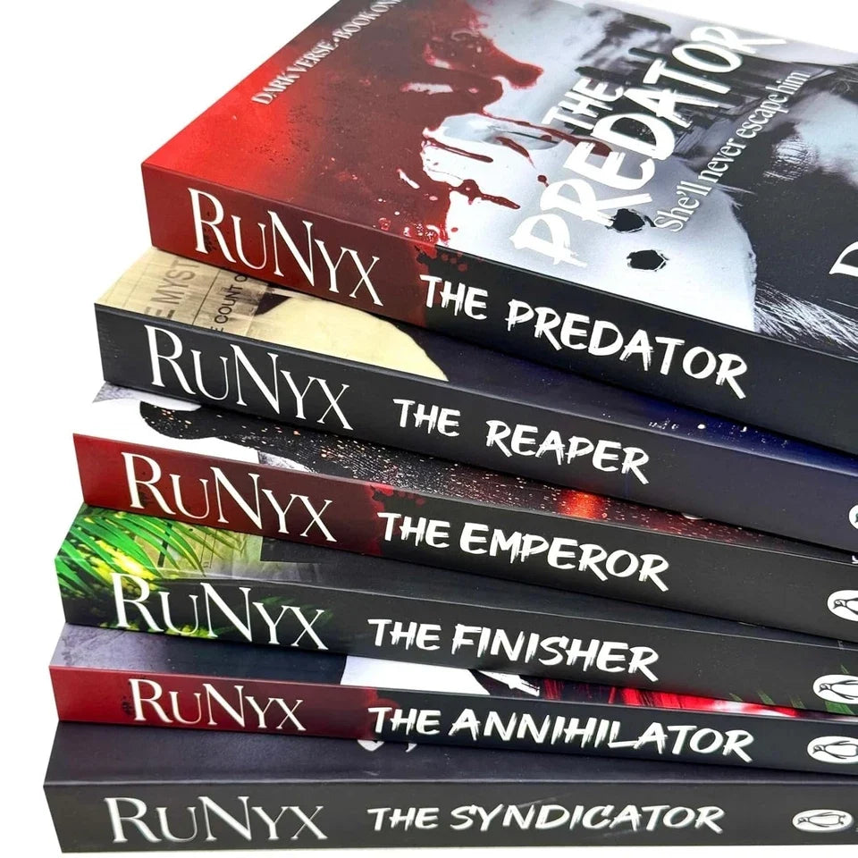 Dark Verse Series 6 Books Collection Set by RuNyx (The Predator ,The Reaper ,The Emperor, The Finisher ,The Annihilator & The Syndicator)