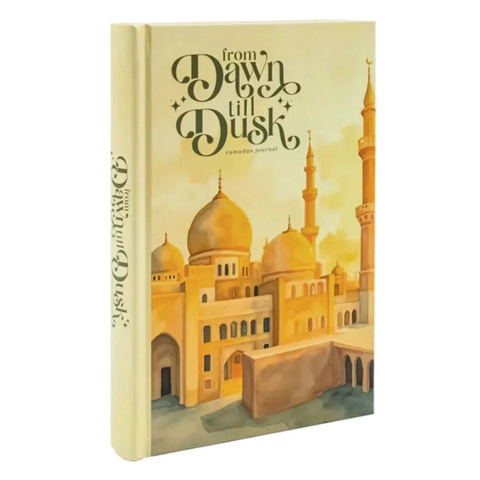 From Dawn till Dusk Ramadan Journal, 30 Days Planner, Daily Planner, Prayer, Daily Dua's, Gratitude and Guidance - Ramadan Gift for Men, Women and Kids