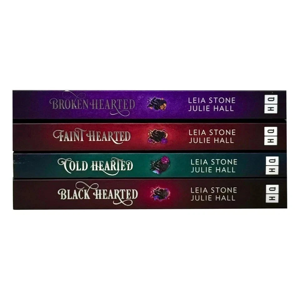 Cursed Fae Series 4 Books Collection Set By Leia Stone & Julie Hall (Cold Hearted ,Faint Hearted ,Broken Hearted & Black Hearted)