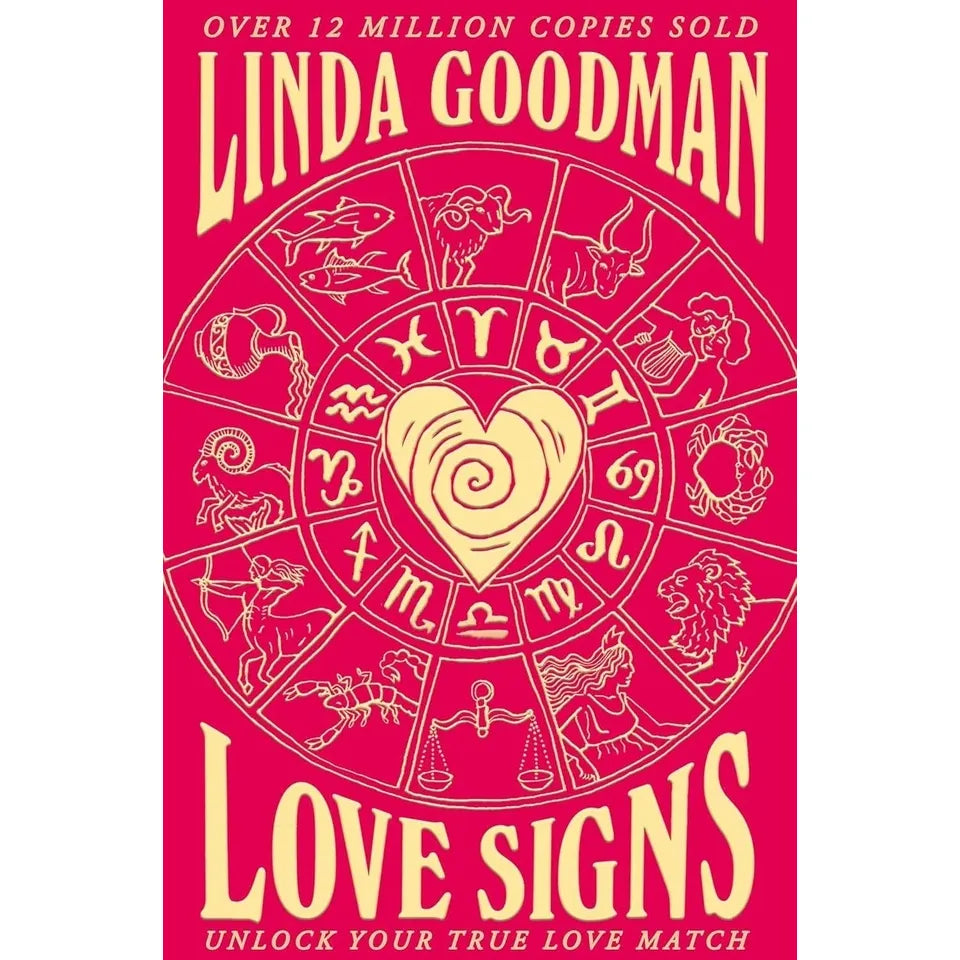Linda Goodman Collection 4 Books Set(Sun Signs,Love Signs, Relationship Signs  & Star Signs)