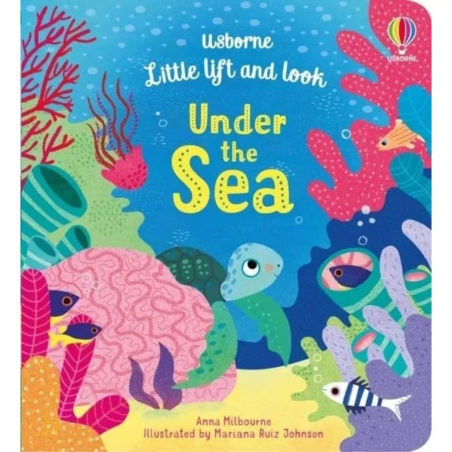 Little Lift and Look 8 Books Collection Set By Anna Milbourne(Red Fox,Baby Bunny,Busy Bee,Spotty Frog, Jungle ,Bugs,Under the Sea & Garden)
