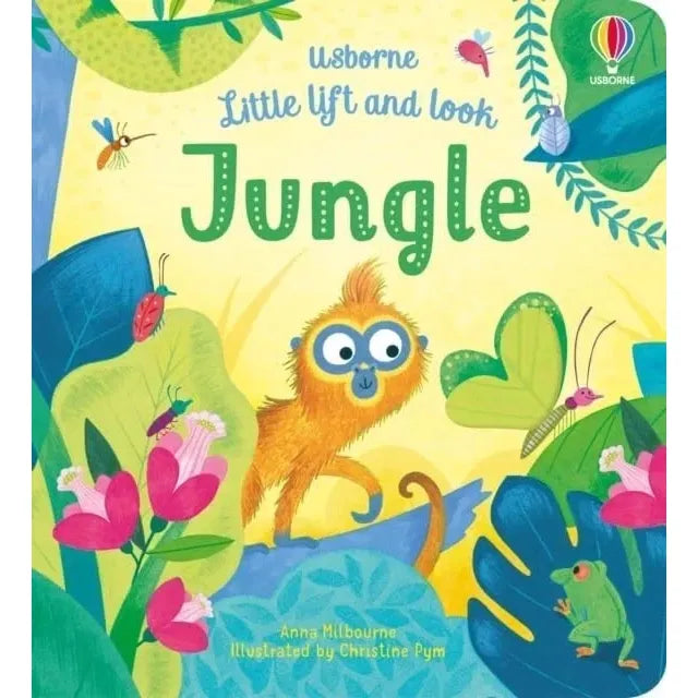 Little Lift and Look 8 Books Collection Set By Anna Milbourne(Red Fox,Baby Bunny,Busy Bee,Spotty Frog, Jungle ,Bugs,Under the Sea & Garden)