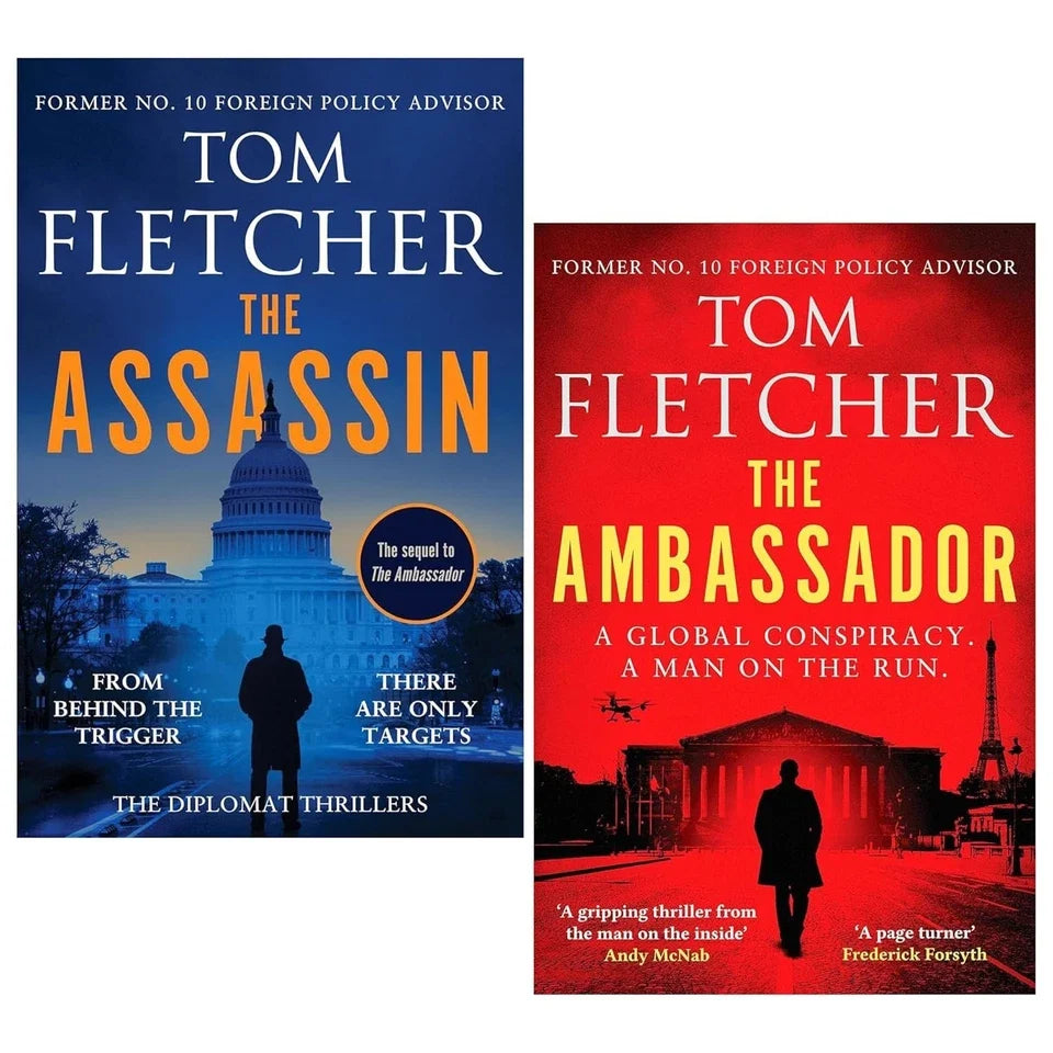 The Diplomat Thrillers Series By Tom Fletcher 2 books Collection Set(The Ambassador & The Assassin)