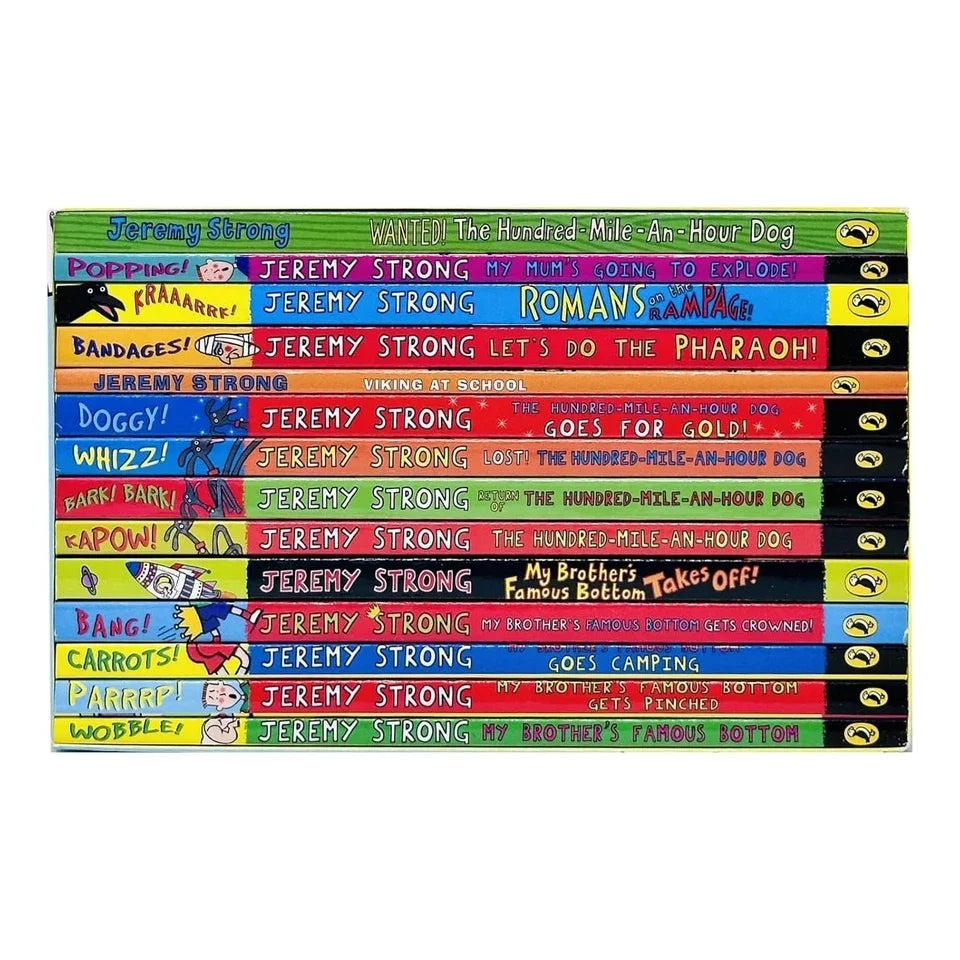 Jeremy Strong 14 Books Collection Box Set (Romans on the Rampage, Let's Do The Pharaoh!)