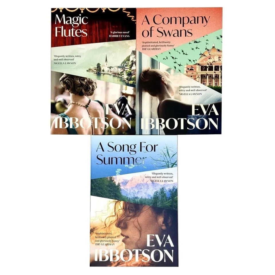 Eva Ibbotson 3 Books Collection Set (A Company of Swans, Magic Flutes, A Song for Summer)