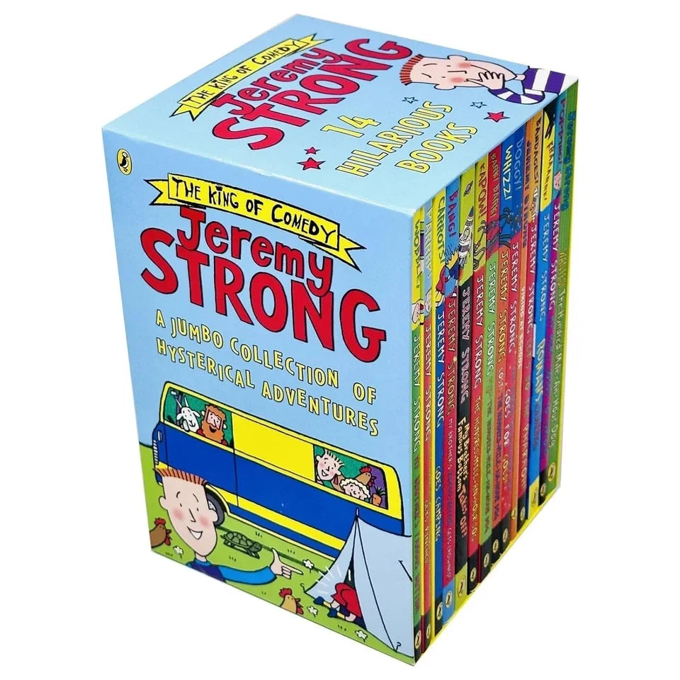Jeremy Strong 14 Books Collection Box Set (Romans on the Rampage, Let's Do The Pharaoh!)