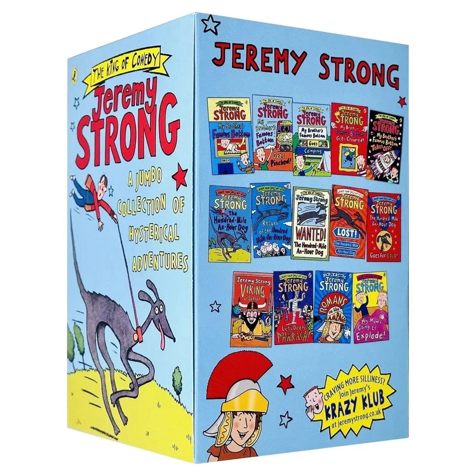 Jeremy Strong 14 Books Collection Box Set (Romans on the Rampage, Let's Do The Pharaoh!)